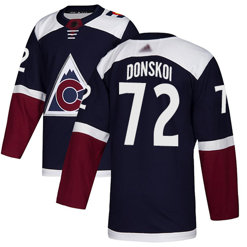 Adidas Colorado Avalanche #72 Joonas Donskoi Navy Alternate Authentic Stitched Youth NHL Jersey->youth nhl jersey->Youth Jersey
